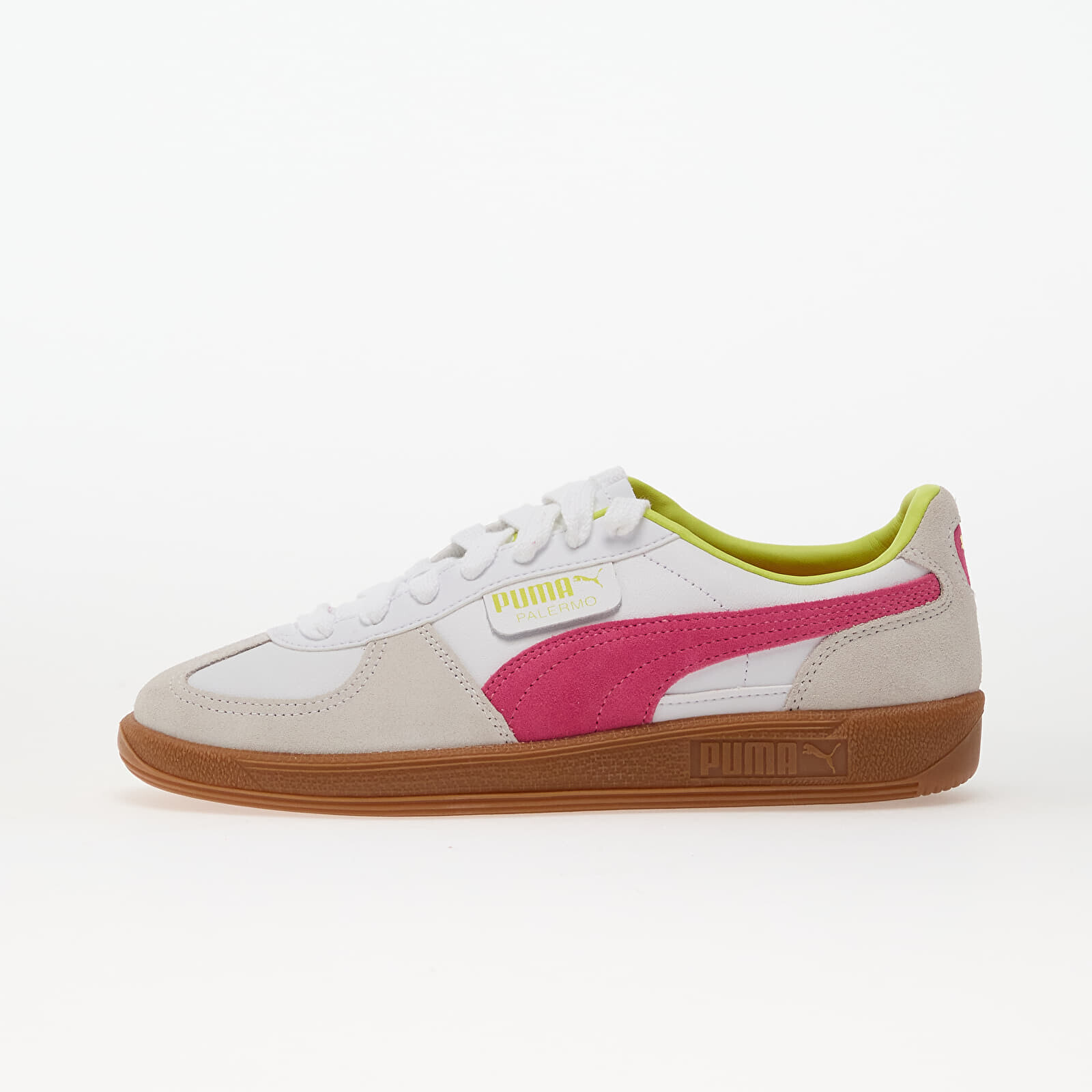 Tenisky Puma Palermo Lth Puma White-Fluro Pink Pes EUR 36