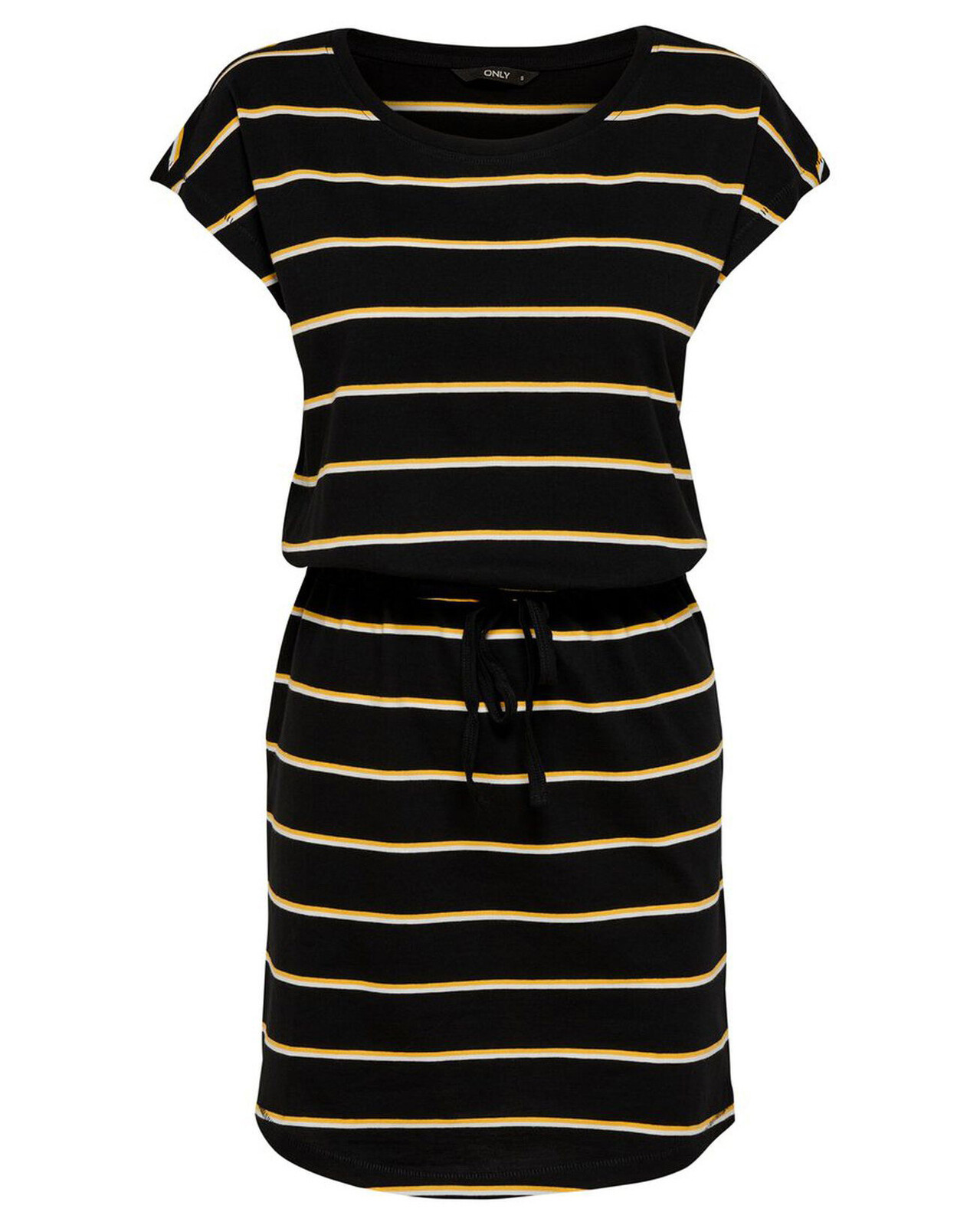 Pruhované mikinové šaty Only