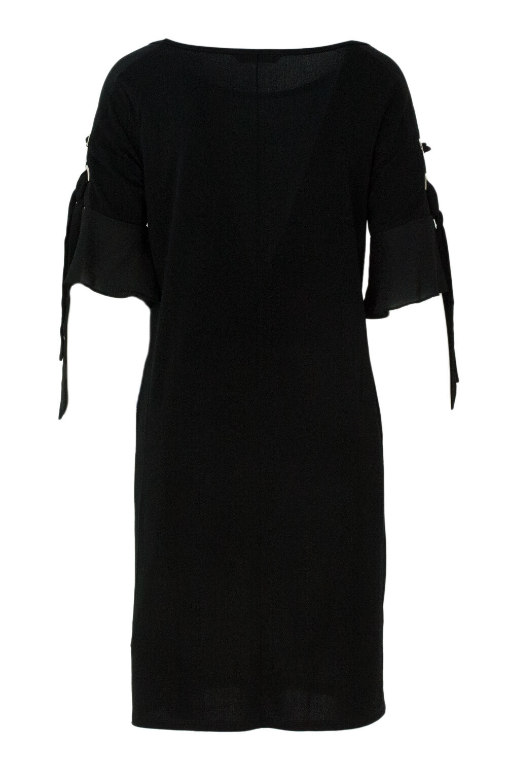 Desigual čierne šaty s krátkymi rukávmi