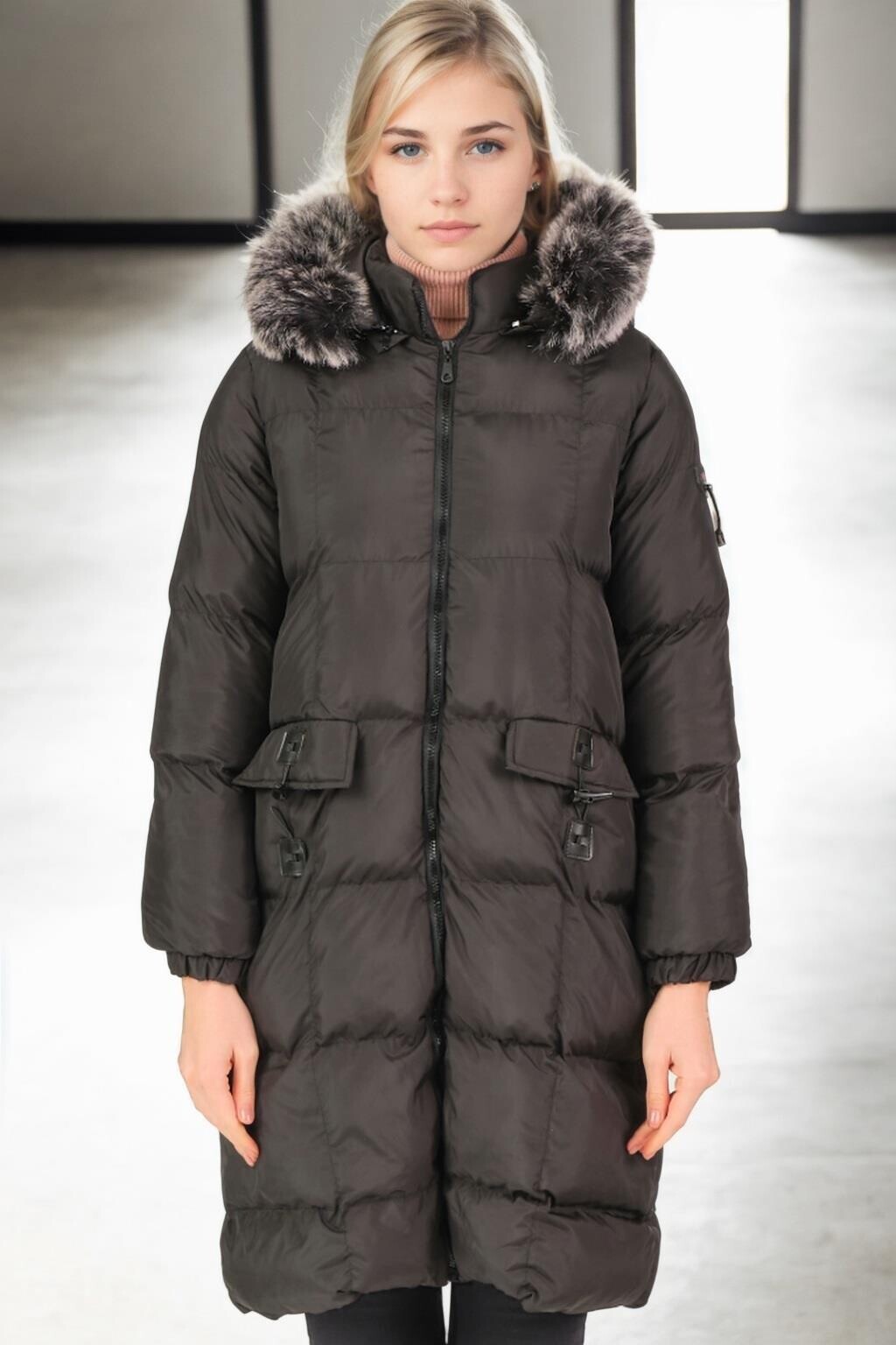 Z9706 DEWBERRY WOMEN'S JACKET-BLACK