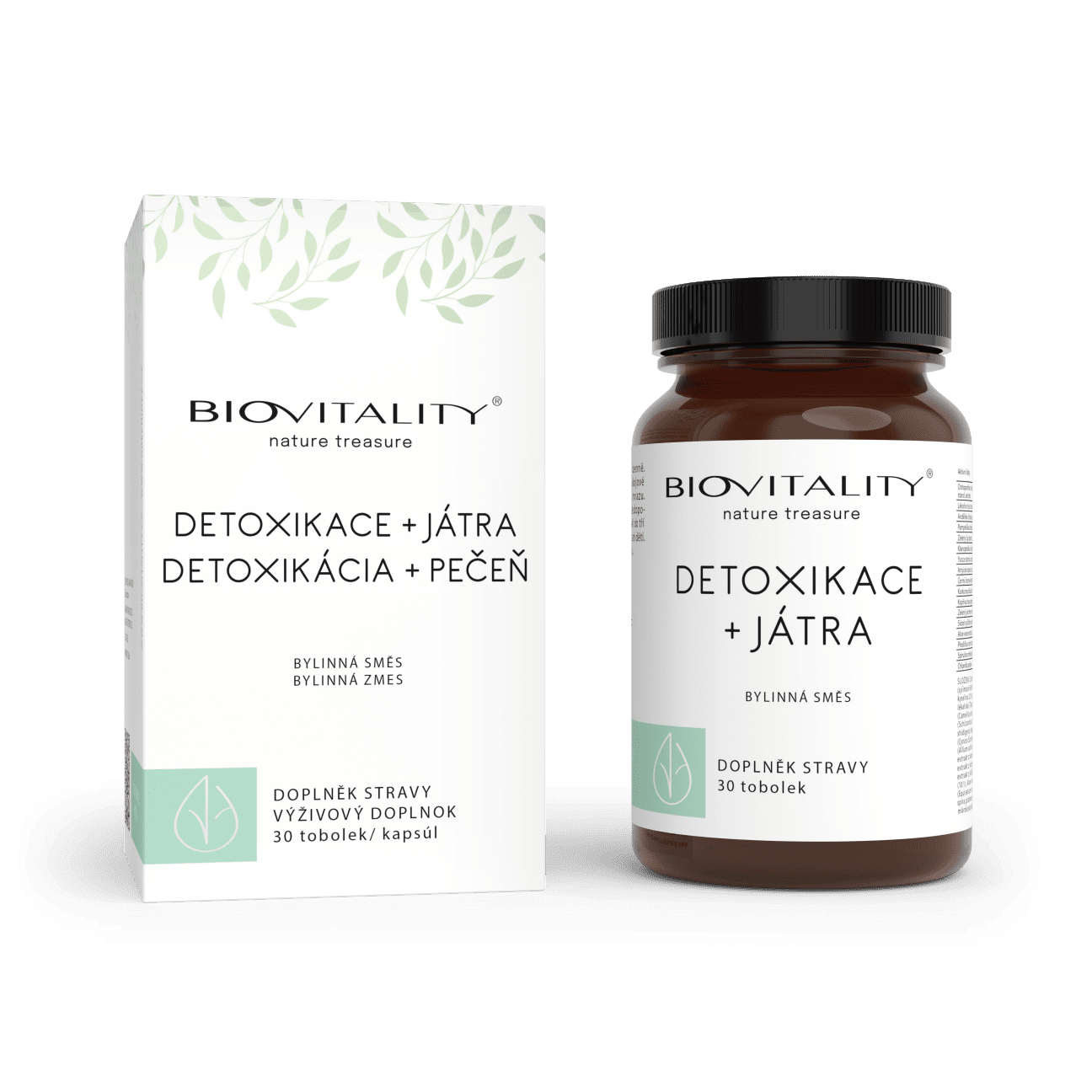 Detoxikácia + pečeň – bylinné kapsuly 30 ks – Green idea