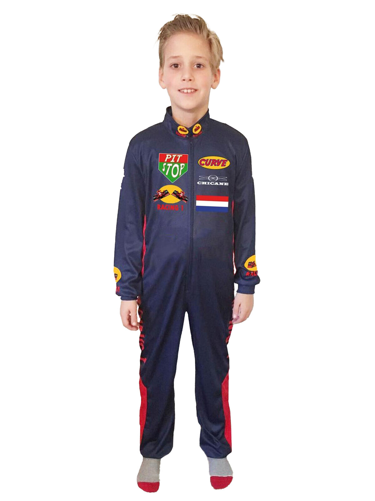 Rubies Chlapčenský kostým - Jazdec formuly Veľkosť - deti: S: 104 cm