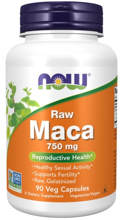 Now foods raw maca 750 mg