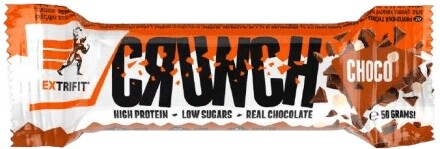 Extrifit protein bar crunch 50 g - čokoláda