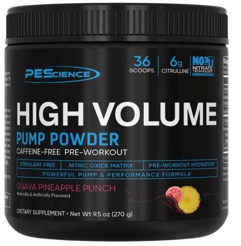 Pescience high volume stim-free pre-workout