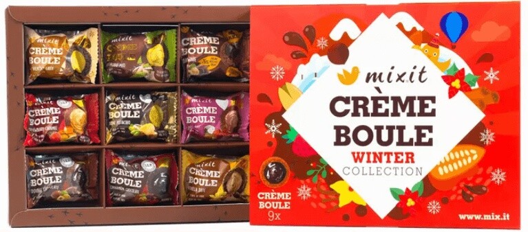 Mixit vianočná bouleniéra degustačná sada crème boulí 270 g
