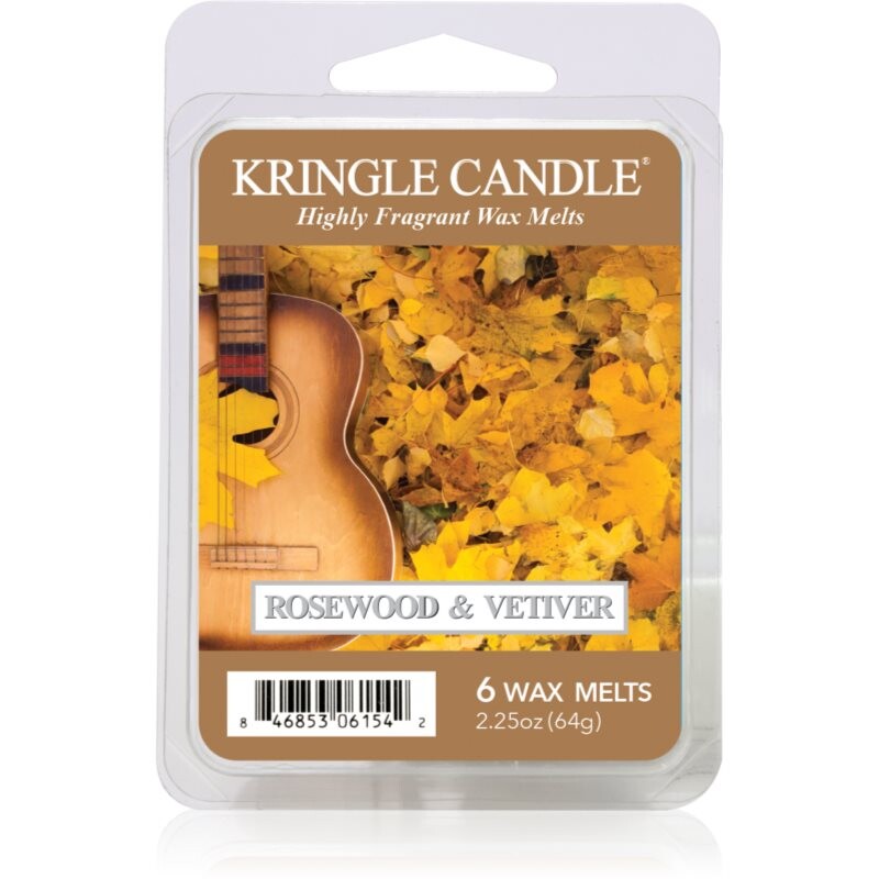 Kringle Candle Rosewood & Vetiver vosk do aromalampy 64 g