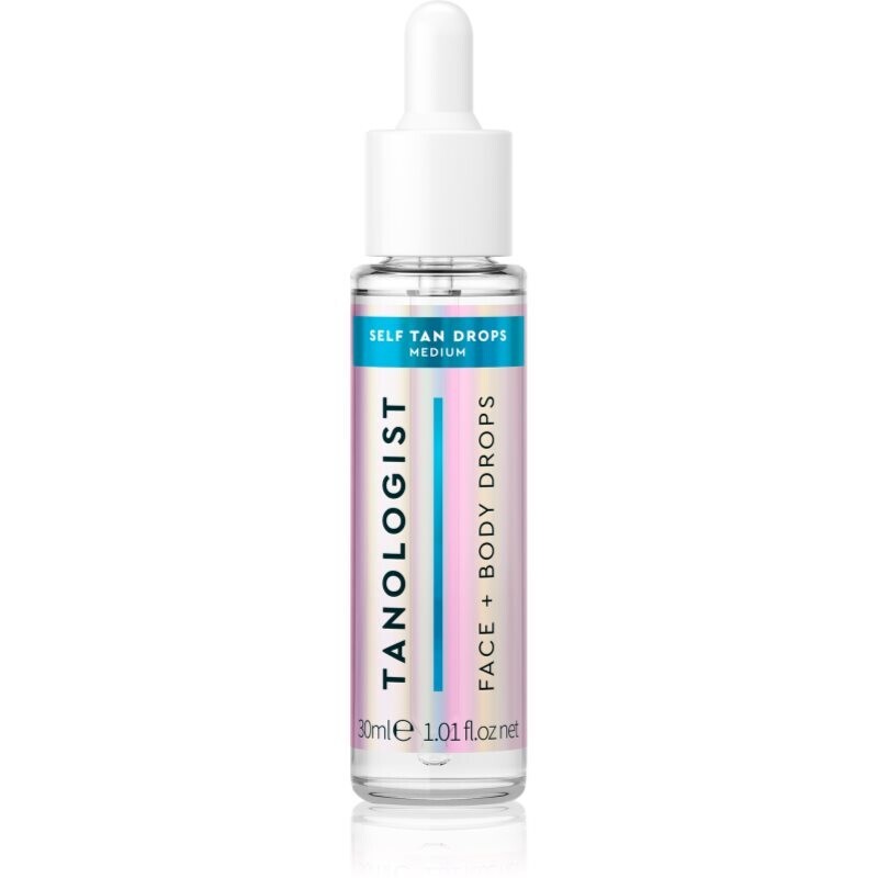 TANOLOGIST Self Tan Drops samoopaľovacie kvapky na tvár a telo odtieň Medium 30 ml