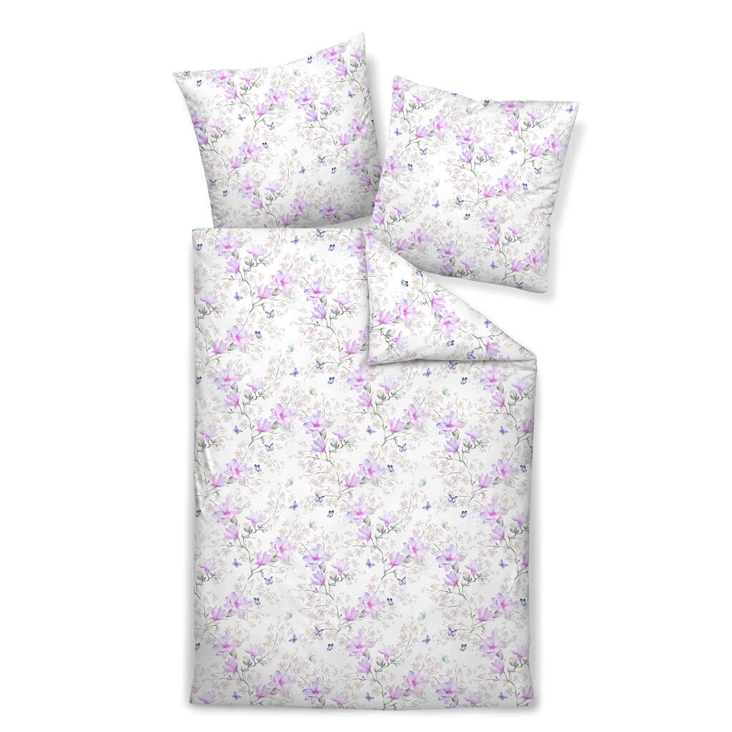 Janine POSTEĽNÁ BIELIZEŇ, makosatén, lila, ružová, biela, šalviovozelená, 155/220 cm