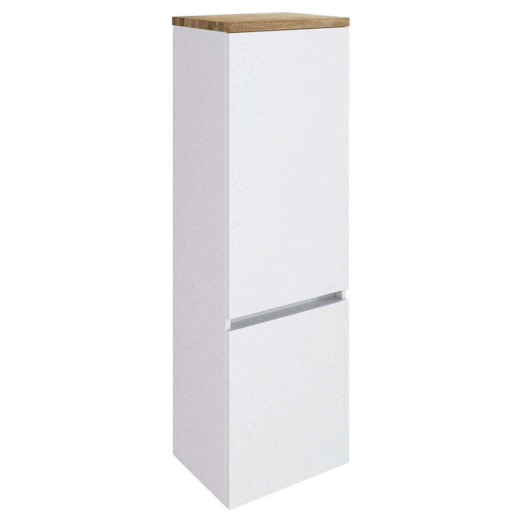 Held STREDNE VYSOKÁ SKRINKA, biela, farba duba, 40/130/35 cm