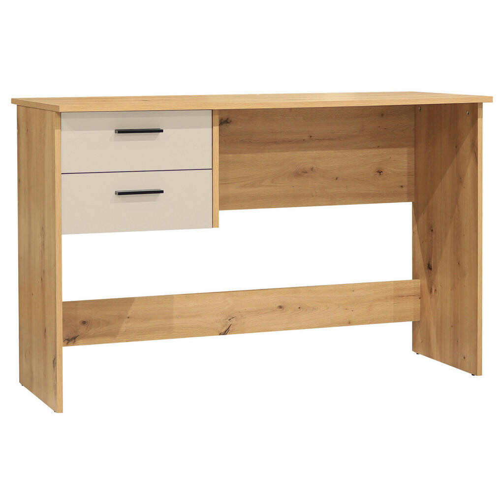 MID.YOU PÍSACÍ STÔL, kašmírová, dub artisan, 120/77/50 cm