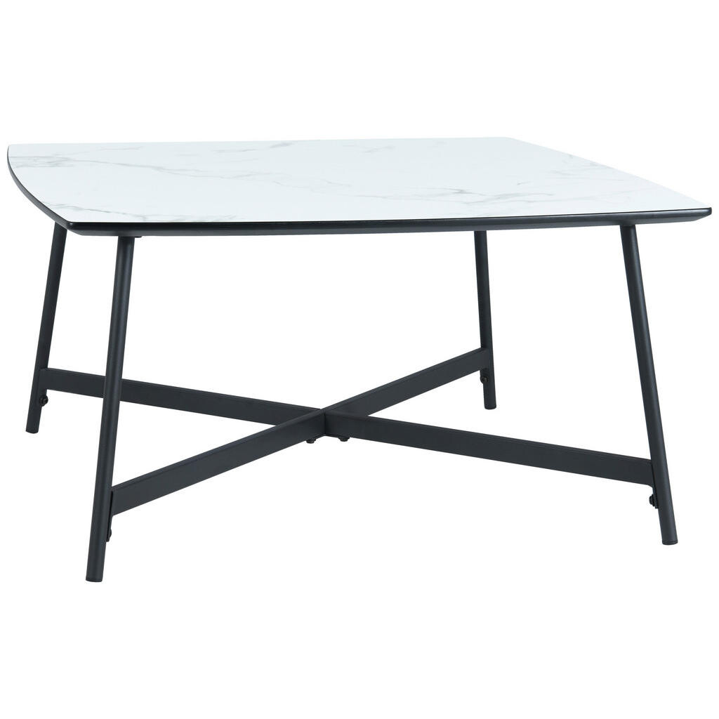 MID.YOU KONFERENČNÝ STOLÍK, biela, kov, kompozitné drevo, 80/60/42 cm