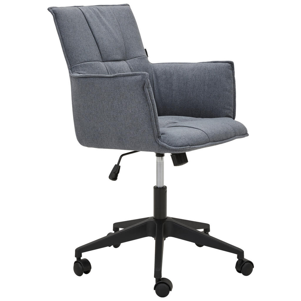 Livetastic OTOČNÁ STOLIČKA, mikrovlákno, sivá, čierna