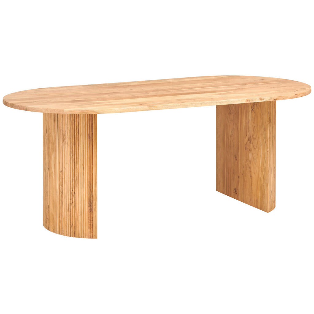 MID.YOU JEDÁLENSKÝ STÔL, akácia, prírodná farba, 200/100/76 cm