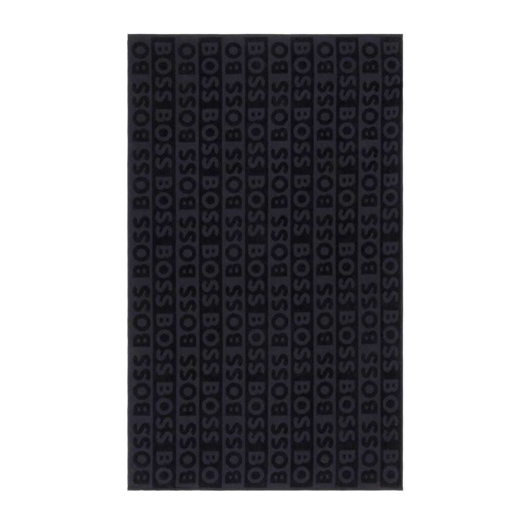 Hugo Boss PLÁŽOVÁ OSUŠKA, 90/150 cm, čierna