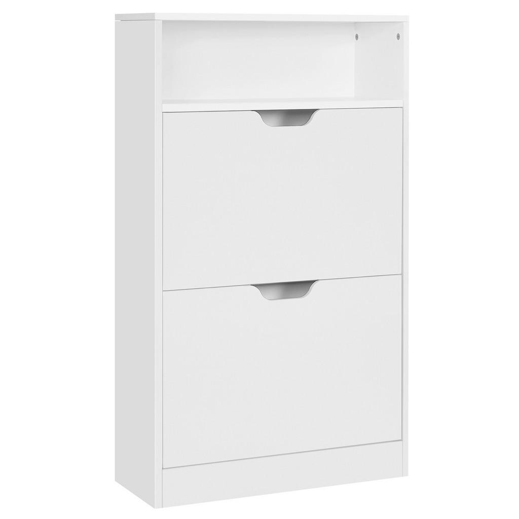 Boxxx VÝKLOPNÁ SKRINKA NA TOPÁNKY, biela, 60/102/24 cm