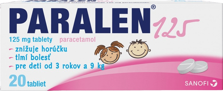PARALEN ® 125 mg, 1 x 20 tabliet