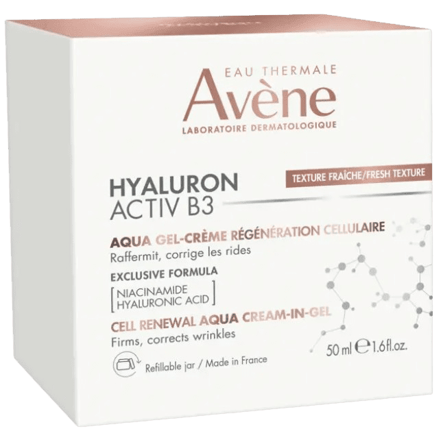AVÈNE Hyaluron Activ B3 Aqua gel krém pre obnovu buniek 50 ml