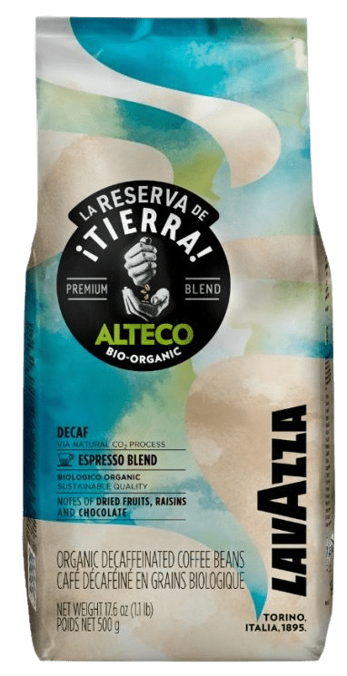 LAVAZZA Rezerva ¡Tierra! Alteco Bio-organic Decaf (bez kofeínu) - zrnková 500 g