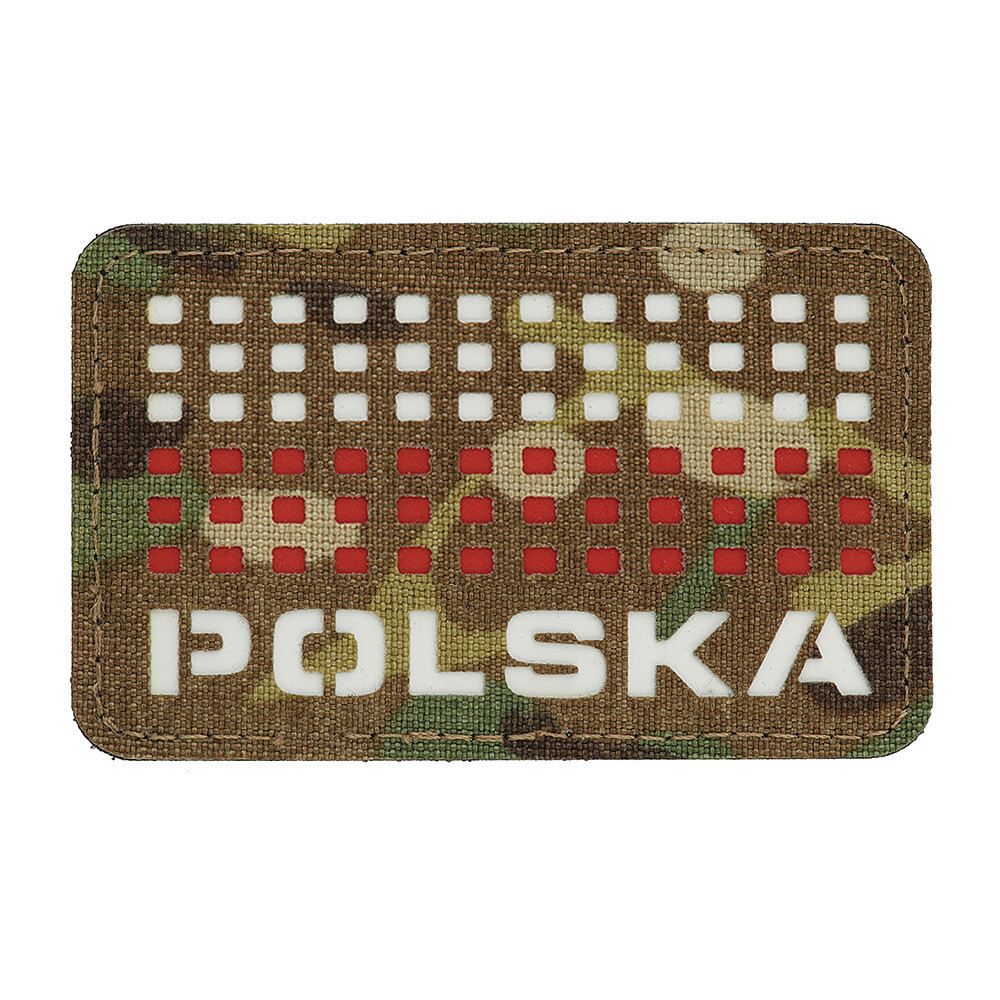 Nášivka M-Tac PL Flag Poľska 5x8 - multicam