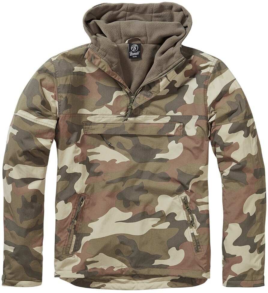 Bunda Brandit Windbreaker - light woodland, L