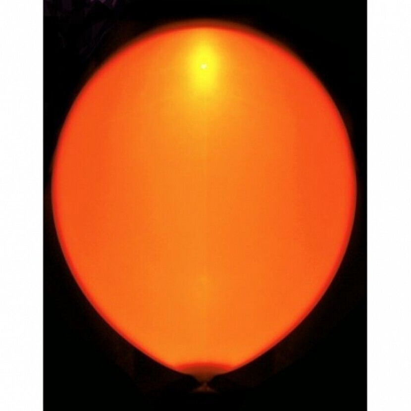 Svietiaci nafukovací balónik - oranžový