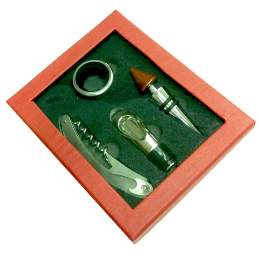 Set na víno - strieborný