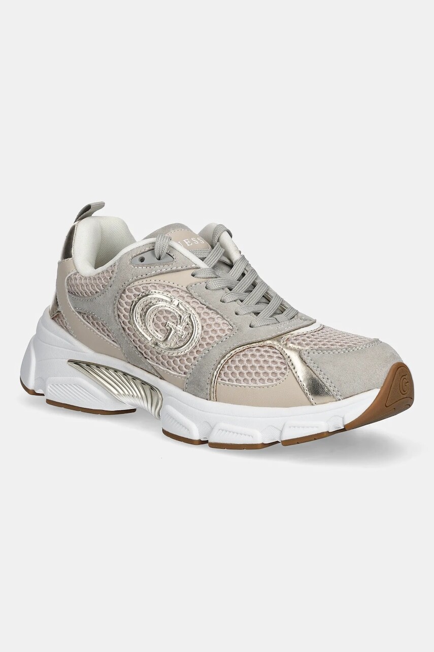 Tenisky Guess IBITHA3 béžová farba, FLFI3B ESU12