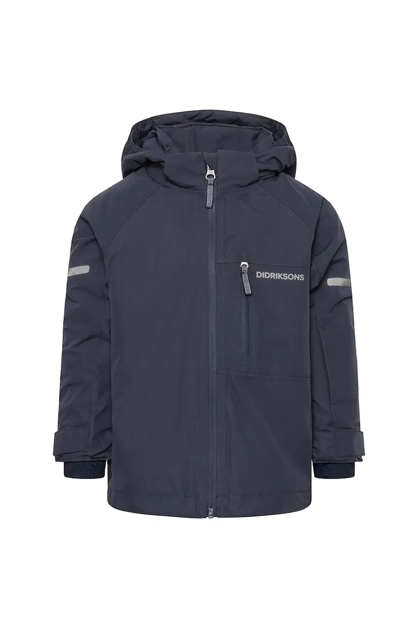 Detská bunda Didriksons FALKEN KIDS JKT tmavomodrá farba, 505849