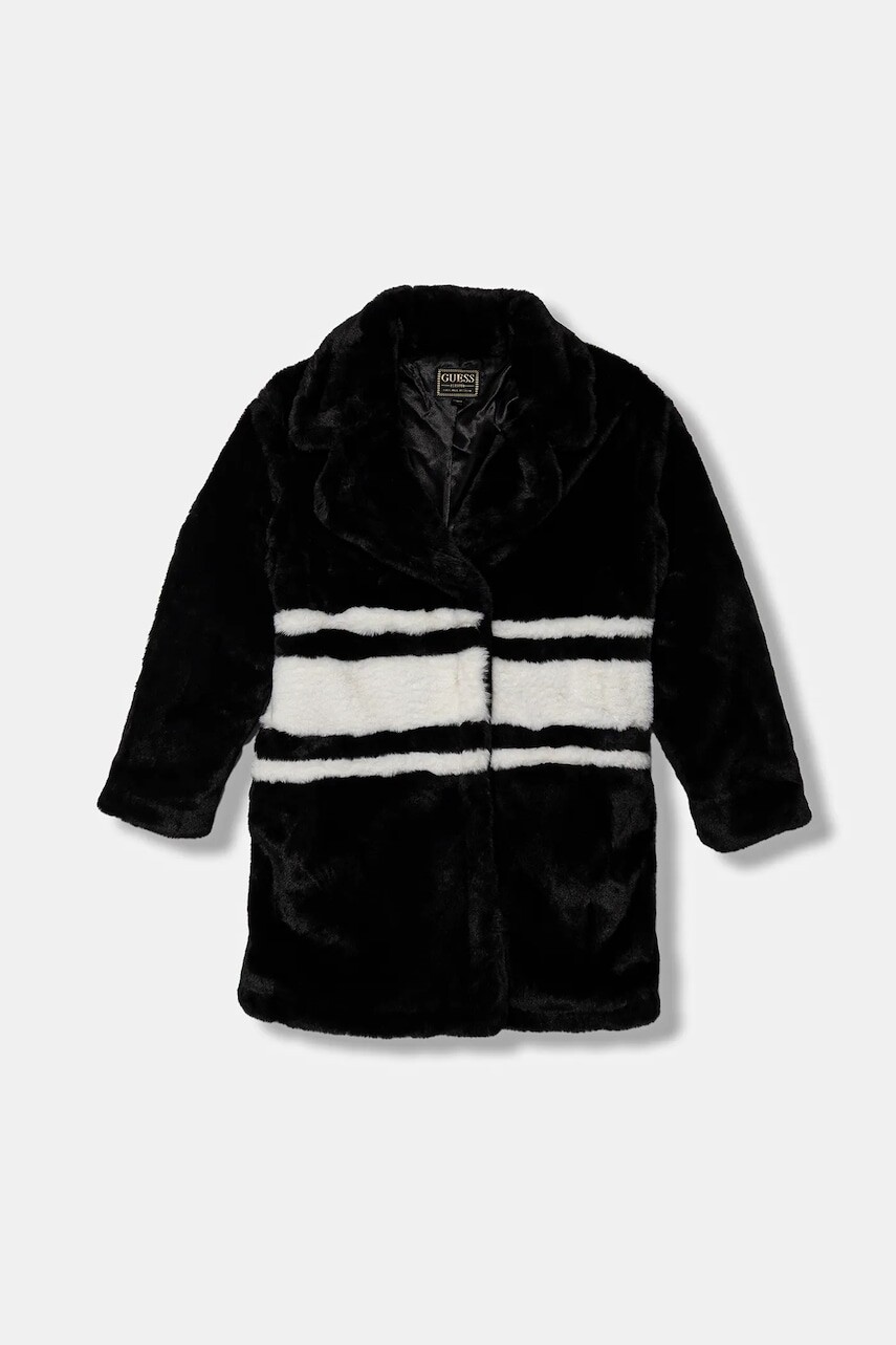 Detský kabát Guess čierna farba, J5BL03 WHGO0