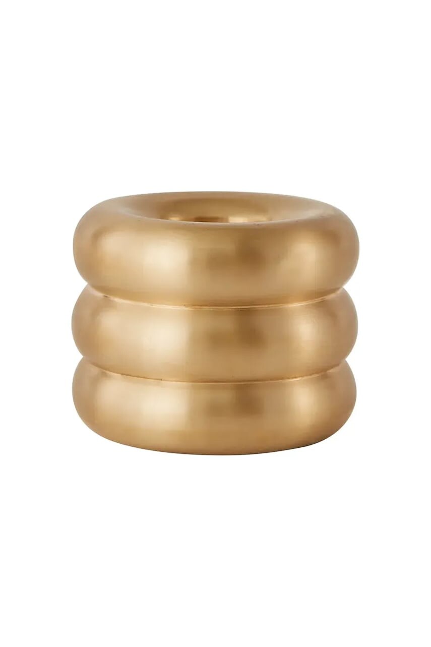 Dekoračný svietnik OYOY Savi 4 x 4 x 4 cm zelená farba