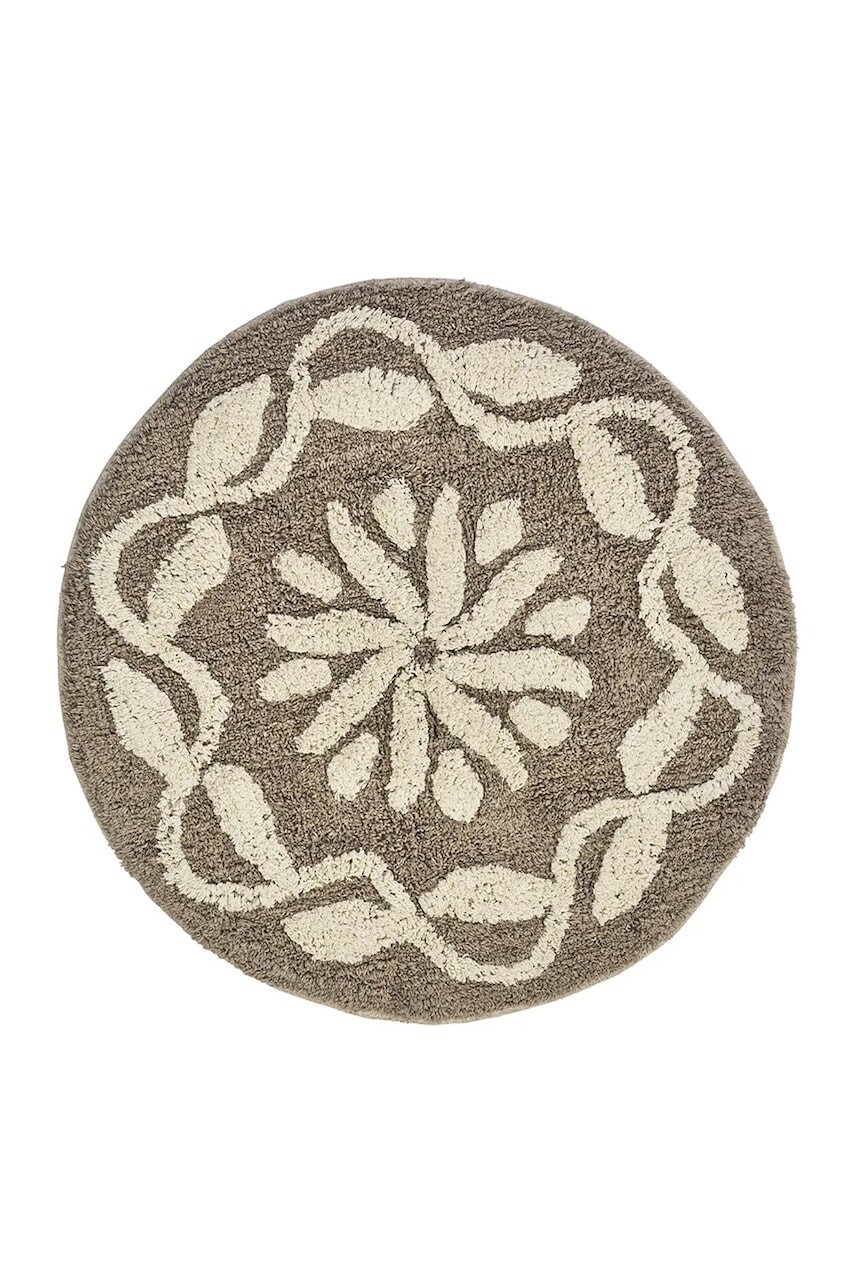 Kúpeľňová predložka Madam Stoltz 60 cm hnedá farba