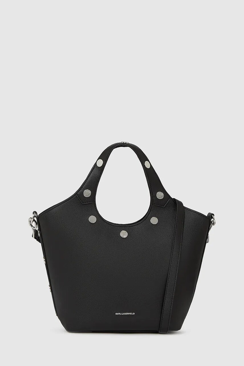Kabelka Karl Lagerfeld K/ROCKY čierna farba, A4W30133