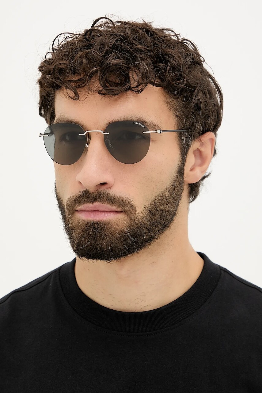 Slnečné okuliare Montblanc šedá farba, MB0428S