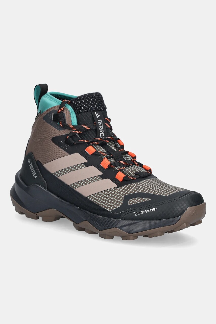 Topánky adidas TERREX Skychaser AX5 Mid GTX Clima hnedá farba, zateplené, JH7807