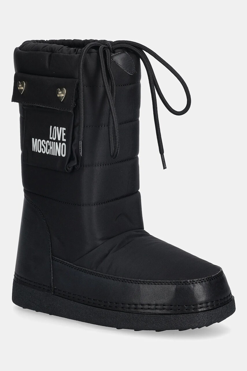 Snehule Love Moschino čierna farba, JA24452G0NISL000
