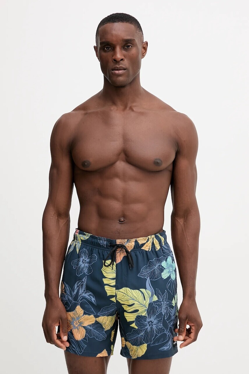 Plavkové šortky Rip Curl FUN TIMES tmavomodrá farba, 09GMBO