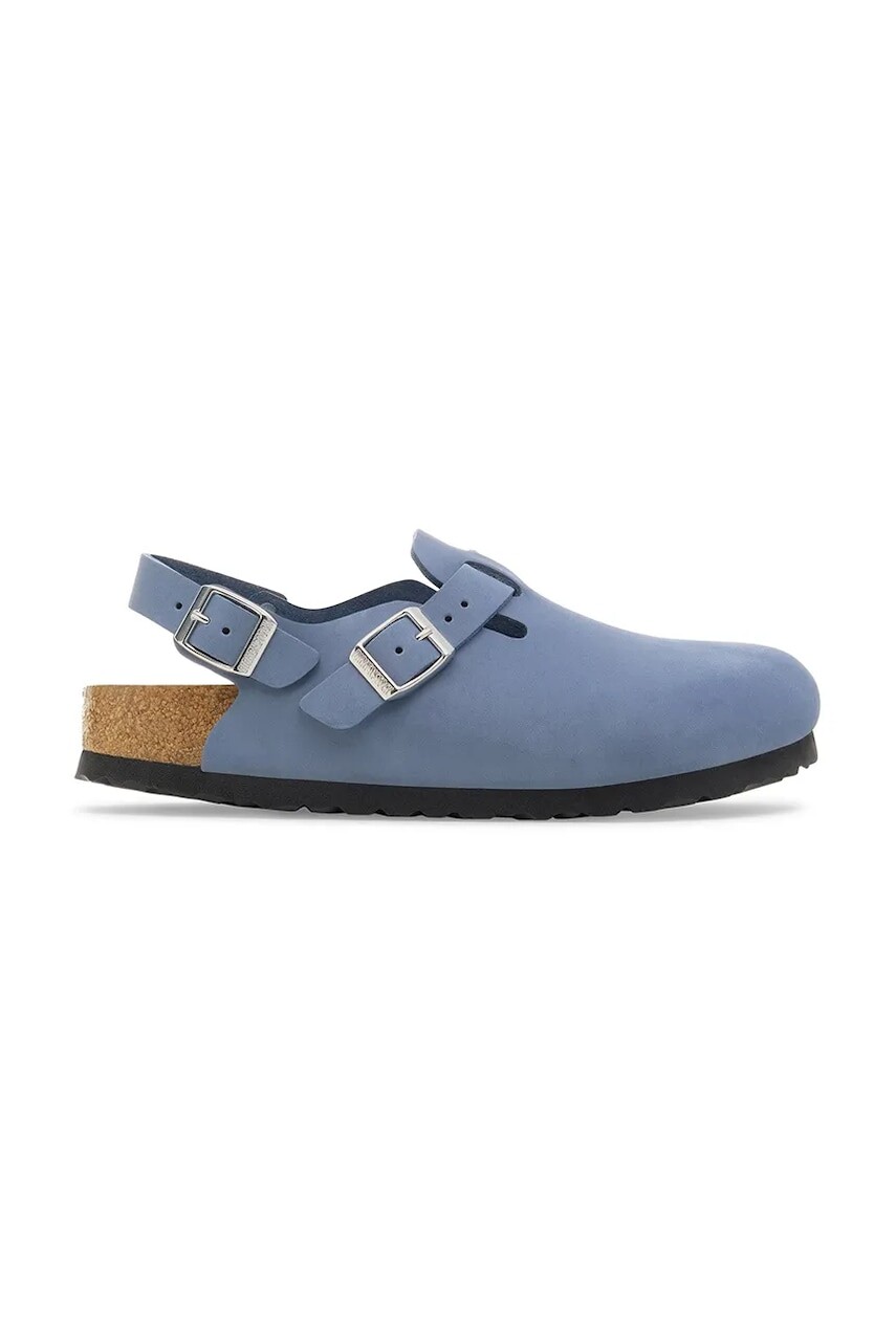 Nubukové šľapky Birkenstock Tokio HEX modrá farba, 1030478