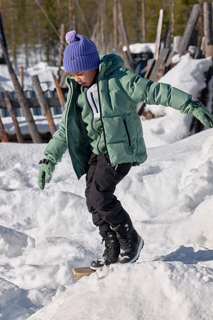 Detské lyžiarske nohavice Reima Sild čierna farba, 5100096B