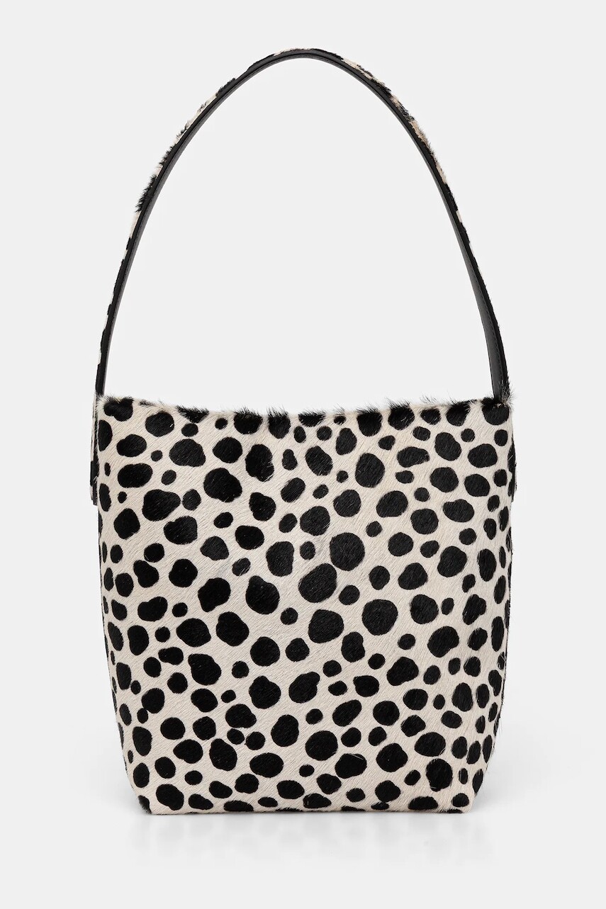 Kožená kabelka Liviana Conti čierna farba, A5WA10