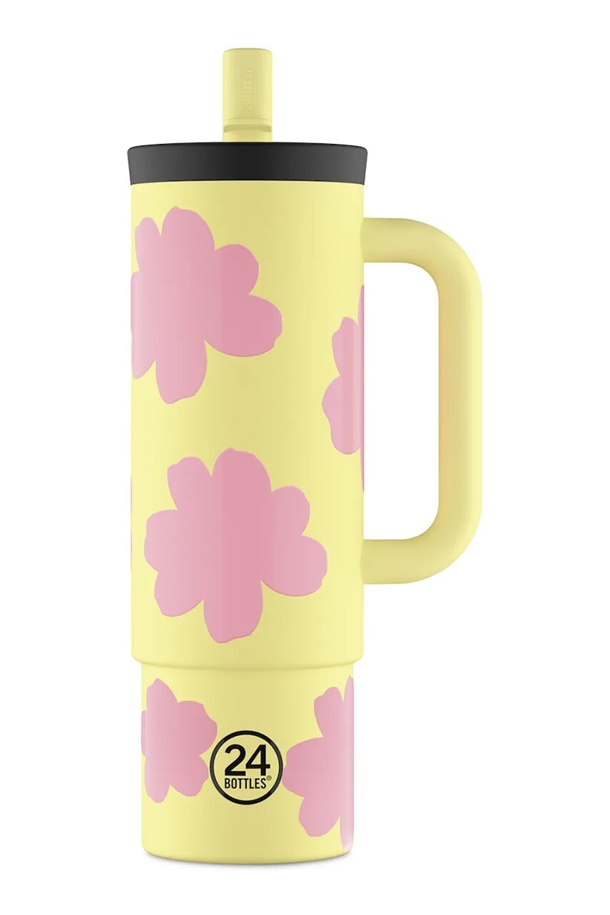 Termo hrnček 24bottles Straw 800ml Yellow žltá farba, Straw.800.Yellow