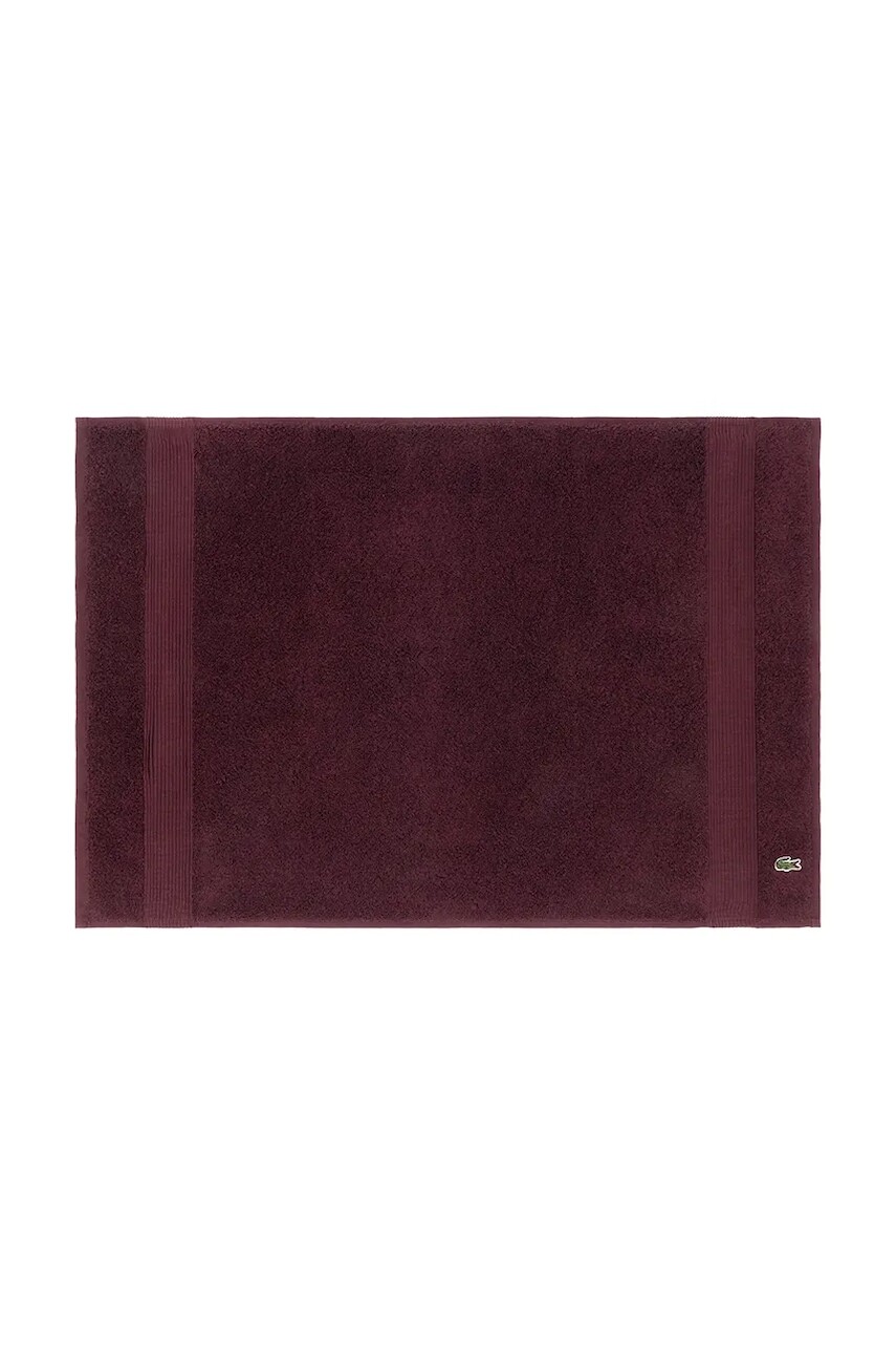 Kúpeľňová predložka Lacoste L LECROCO Bordeaux 50 x 70 cm bordová farba