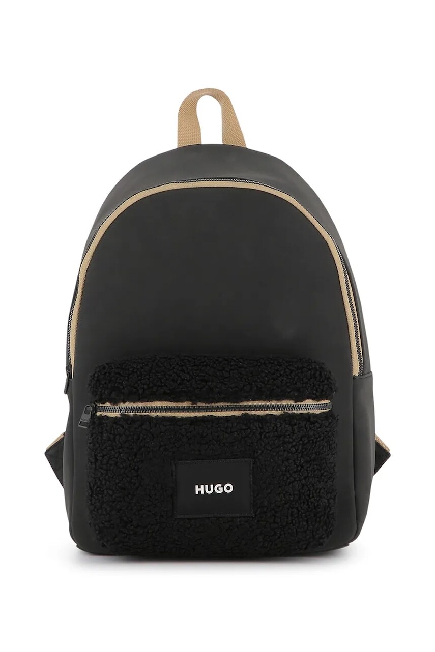 Detský ruksak HUGO čierna farba, malý, jednofarebná, G00559