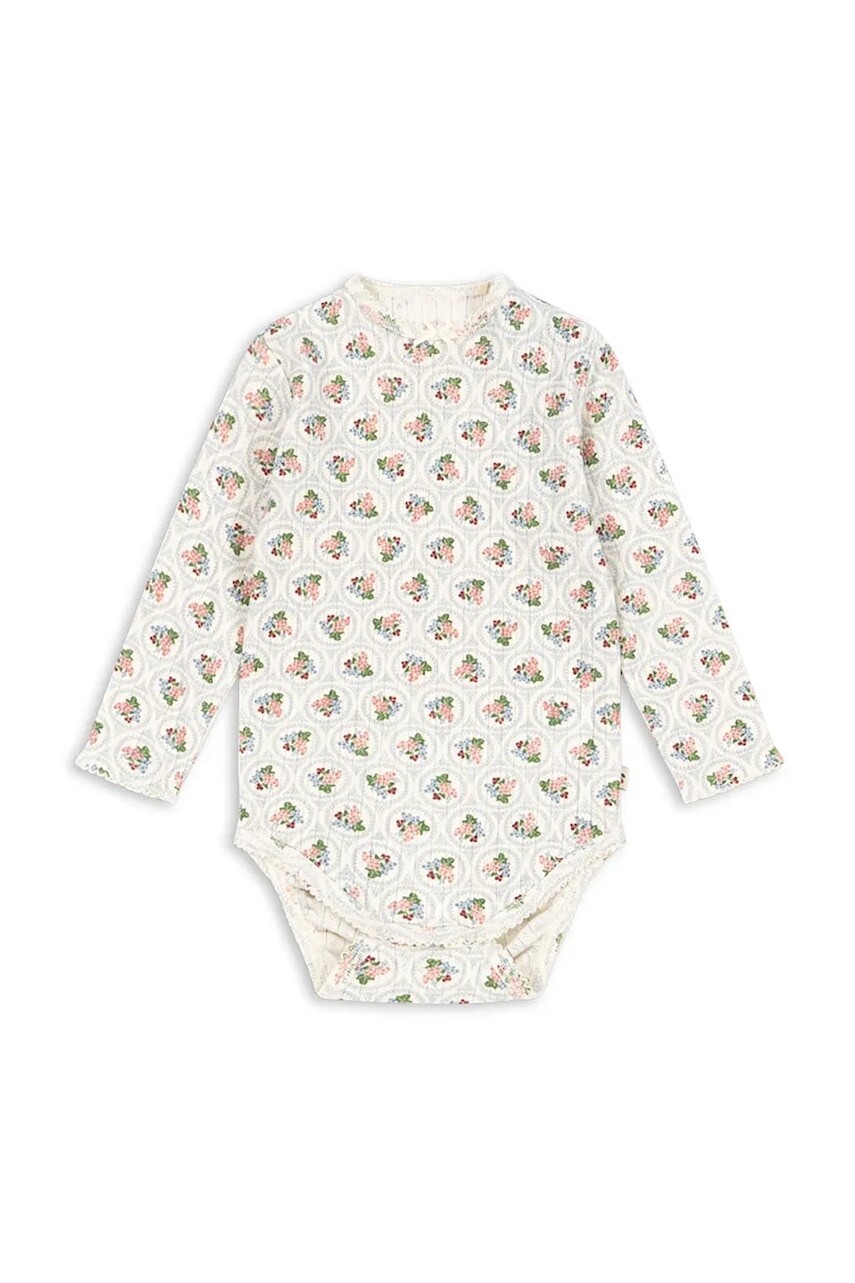 Bavlnené body pre bábätká Konges Sløjd MINNIE BODY GOTS KS104373