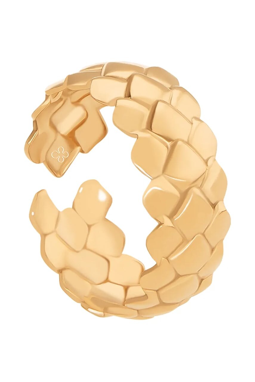 Pozlátený prsteň Lilou Snake 262/PIE/NO2/PO