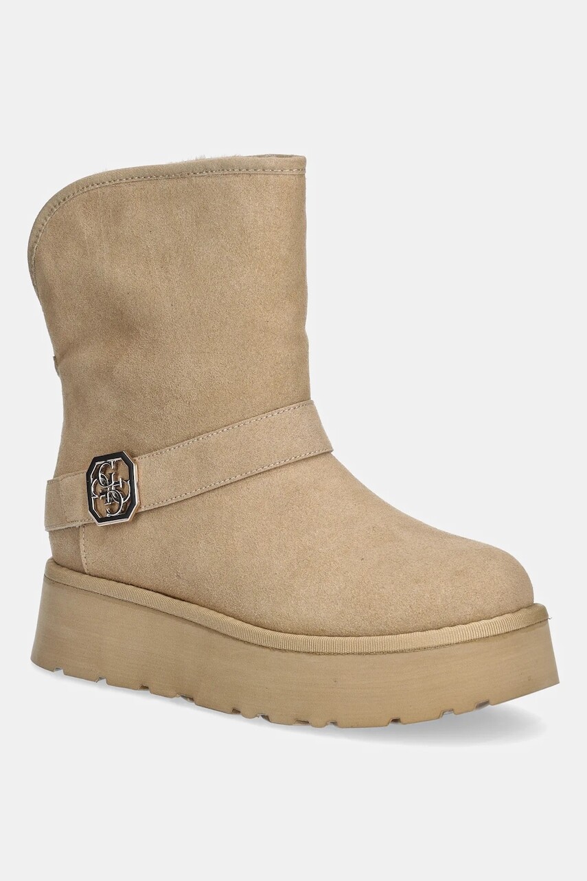 Snehule Guess DOLSAY2 béžová farba, FLFDOL ESU10