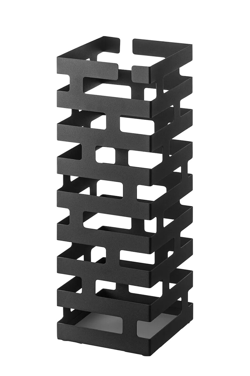 Stojan na dáždniky Yamazaki Brick 15 x 15 x 43 cm čierna farba