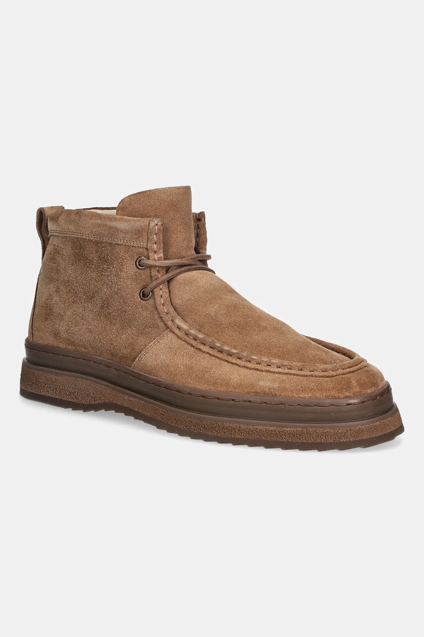 Semišové členkové topánky Gant Blistown béžová farba, 31643078