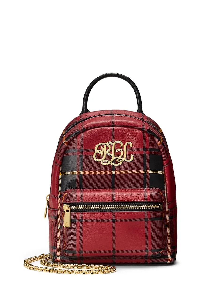 Kožená kabelka Lauren Ralph Lauren čierna farba, 431980859