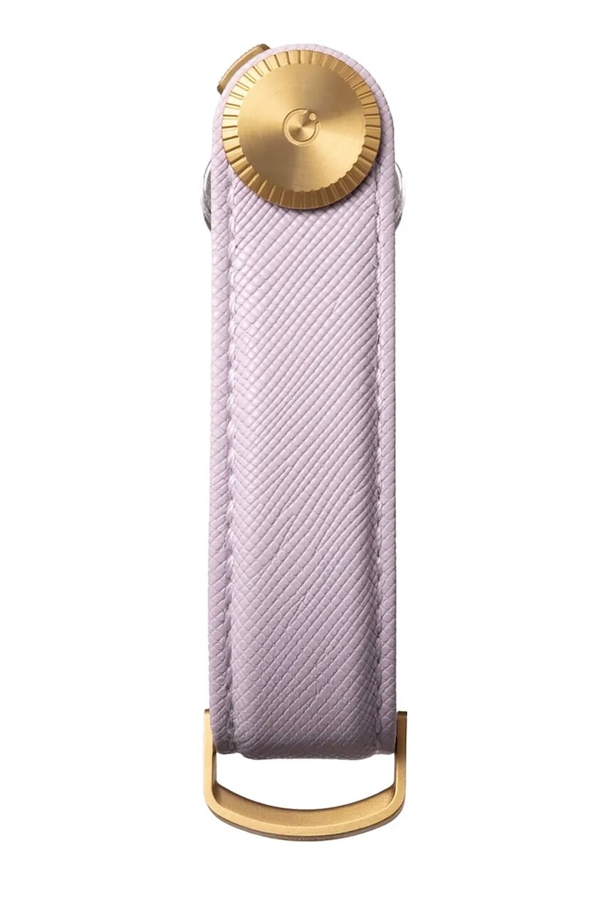 Kľúčenka Orbitkey Pro Leather 9,3 cm ružová farba